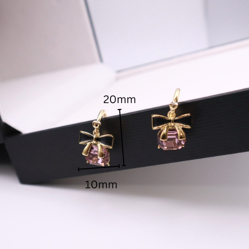 Pink Gemstone Drop 102