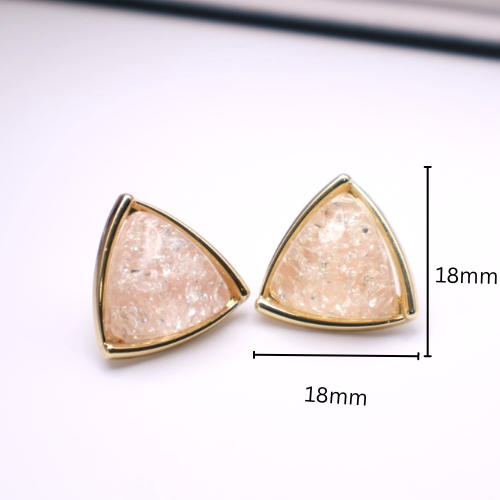 Gem Triangle Stud 067
