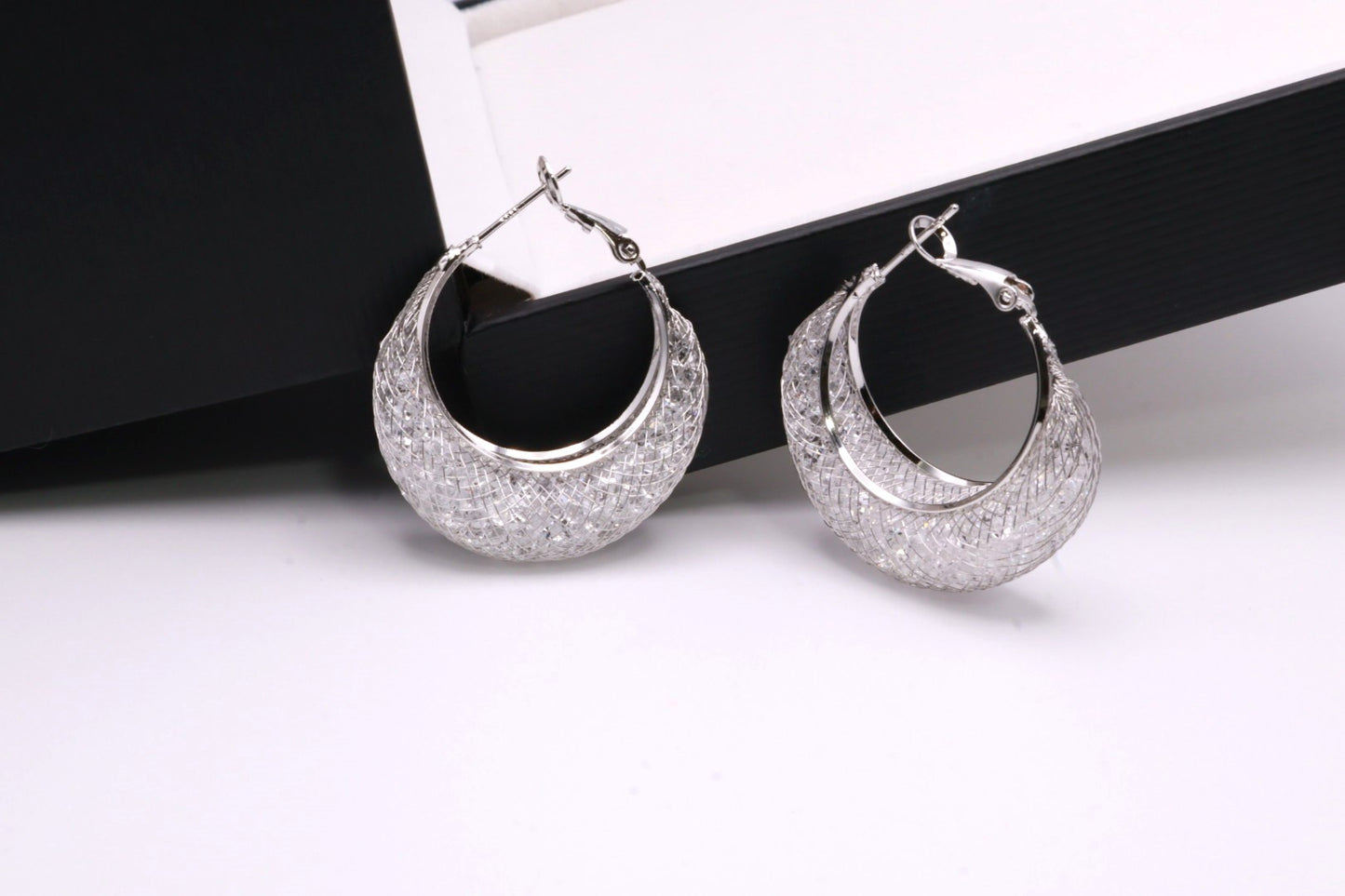 Crystal Moon Hoop 081