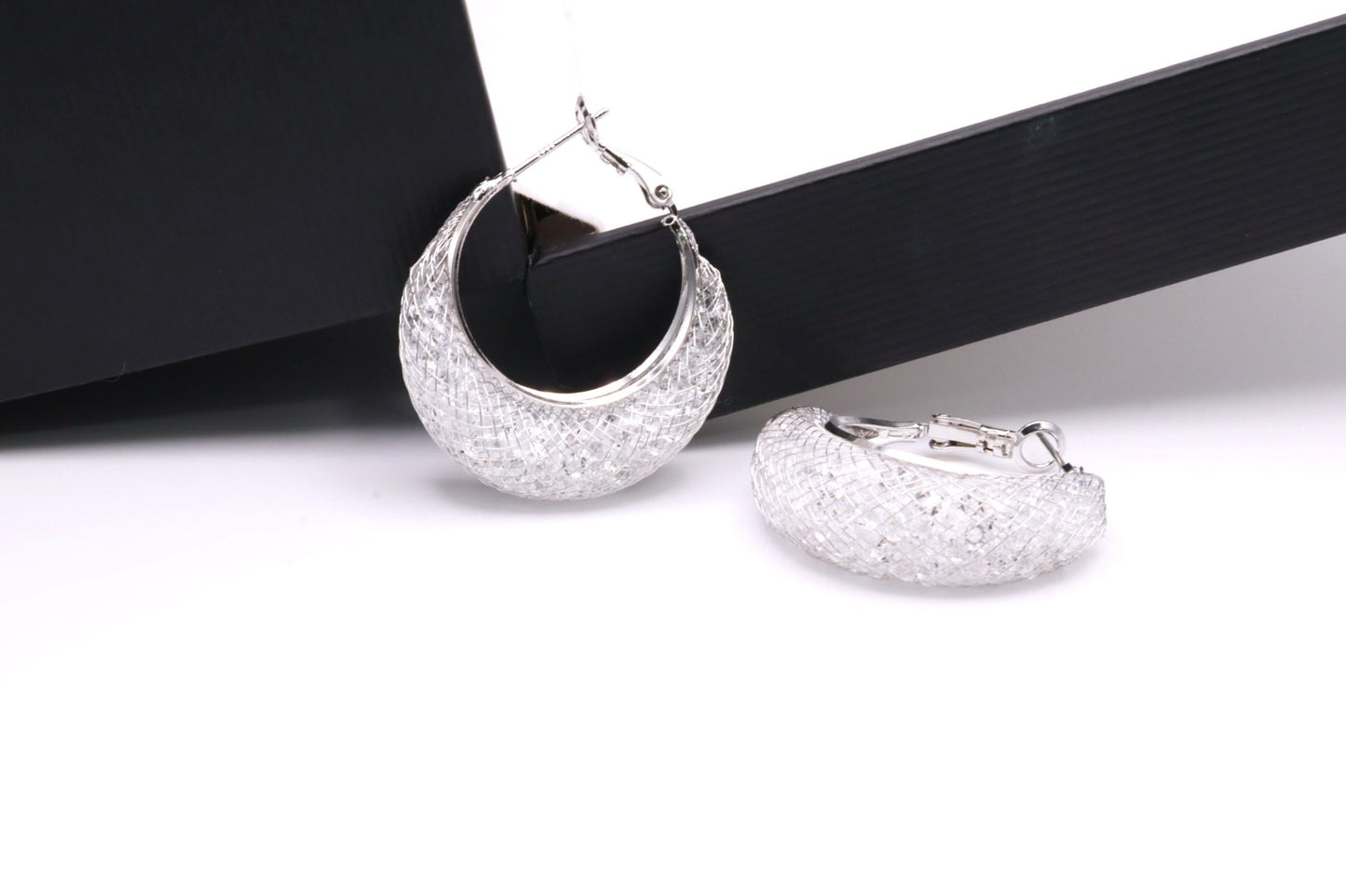 Crystal Moon Hoop 081