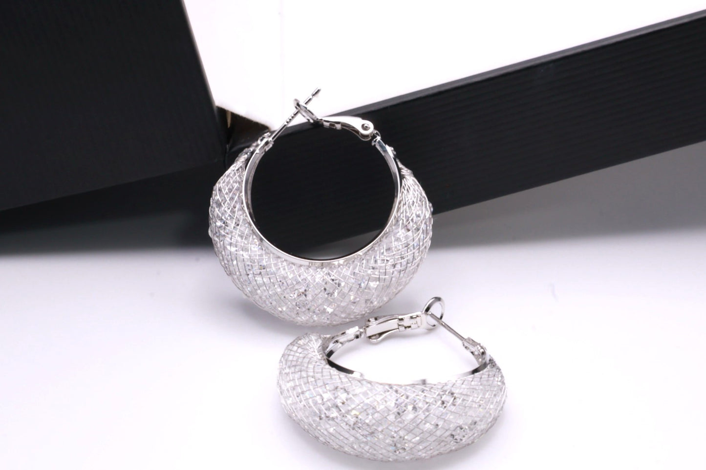 Crystal Moon Hoop 081