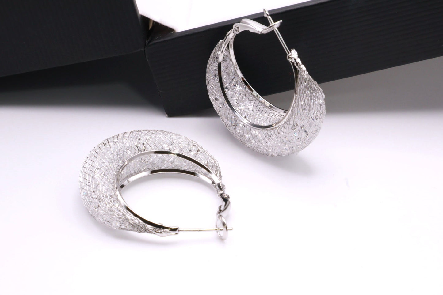 Crystal Moon Hoop 081