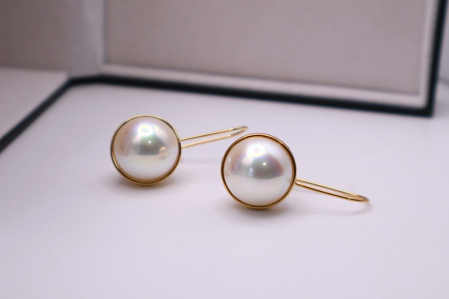 Pearl On a Wire Hook 077