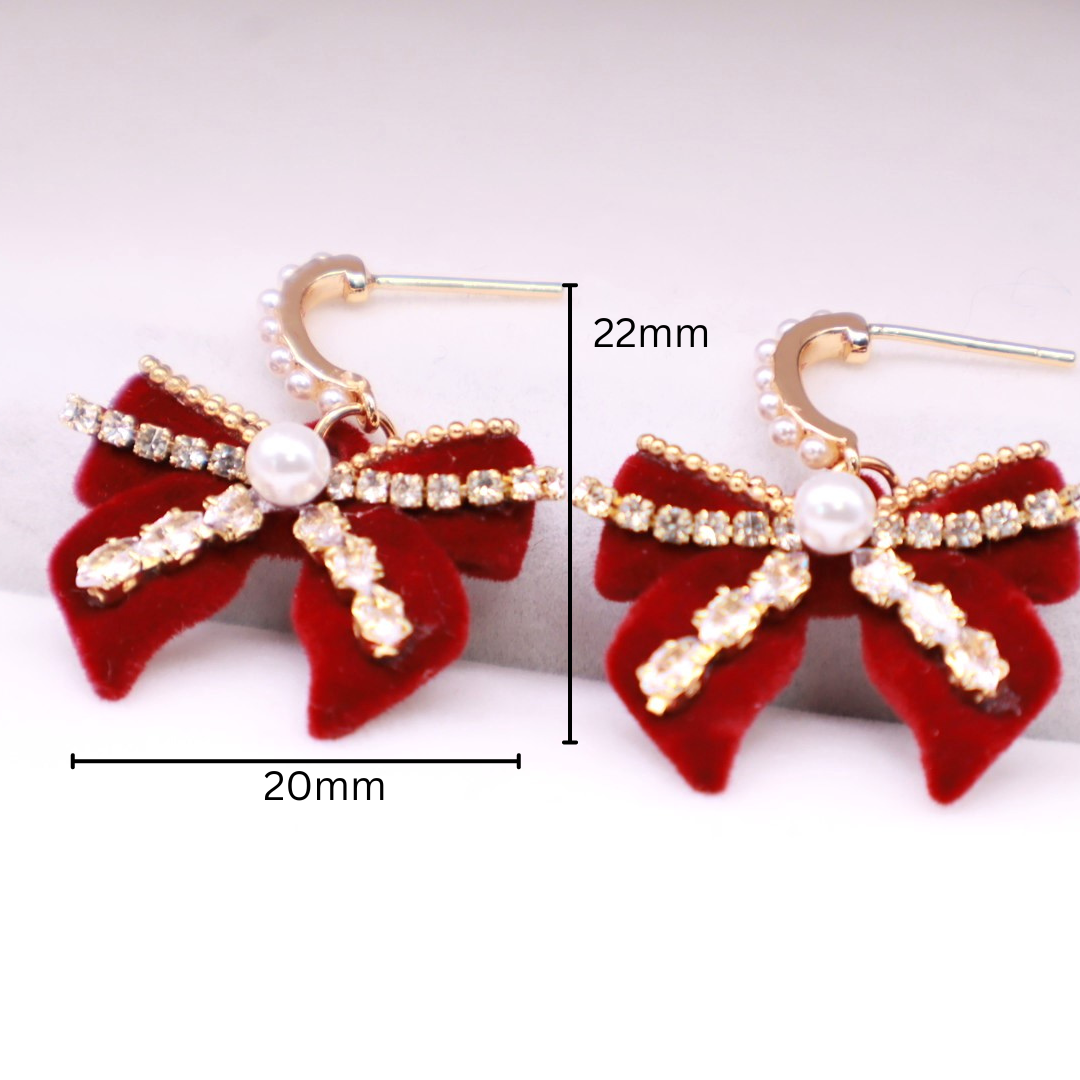Pearl Bowknot Drop 096