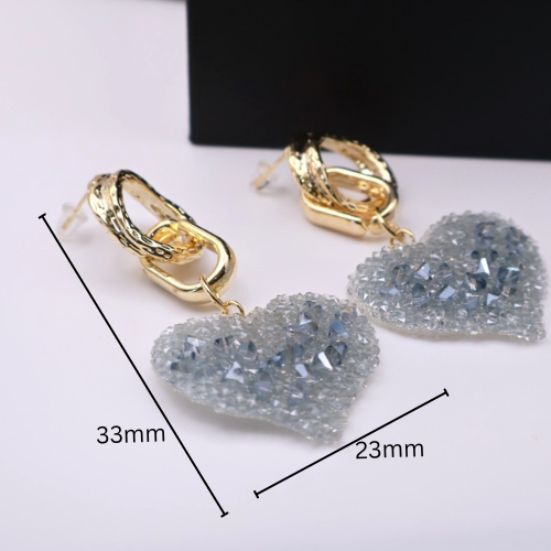 Big Gem Heart Drop 074