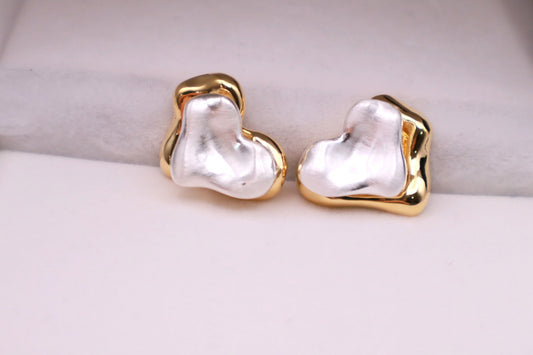 Double Heart Shaped Stud