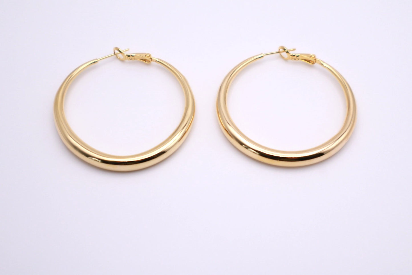 18k Gold Hoops