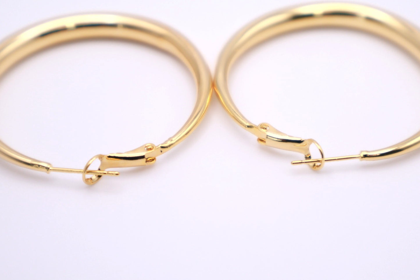 18k Gold Hoops