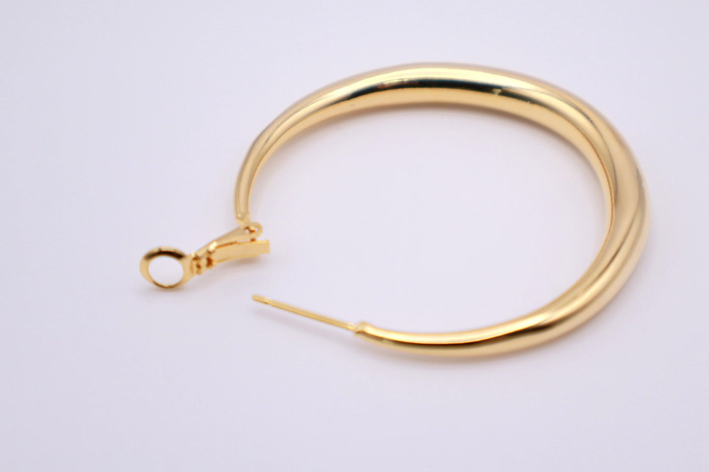 18k Gold Hoops