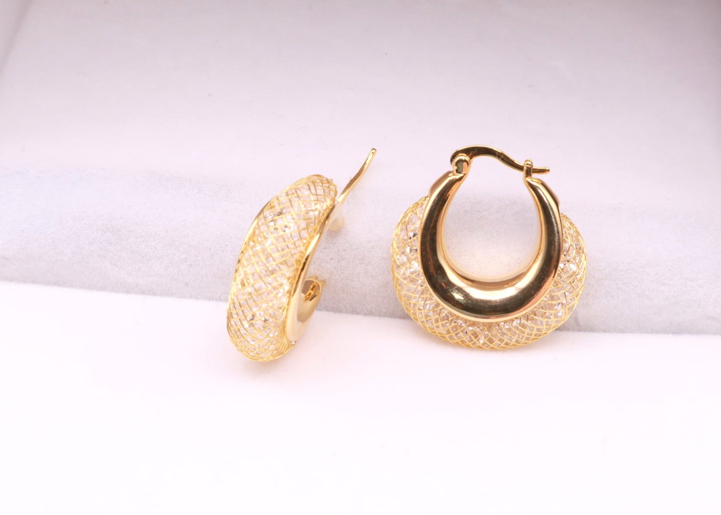 Chunky Gold Hoops