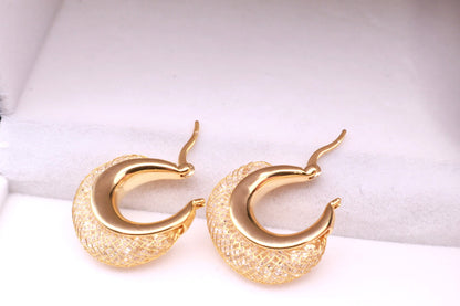 Chunky Gold Hoops