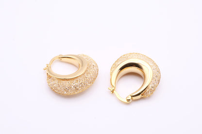 Chunky Gold Hoops