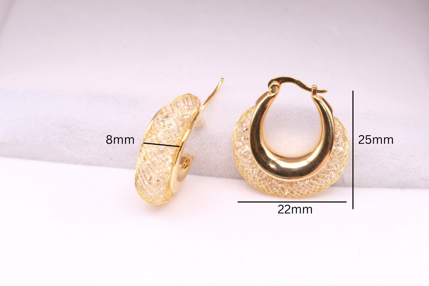 Chunky Gold Hoops