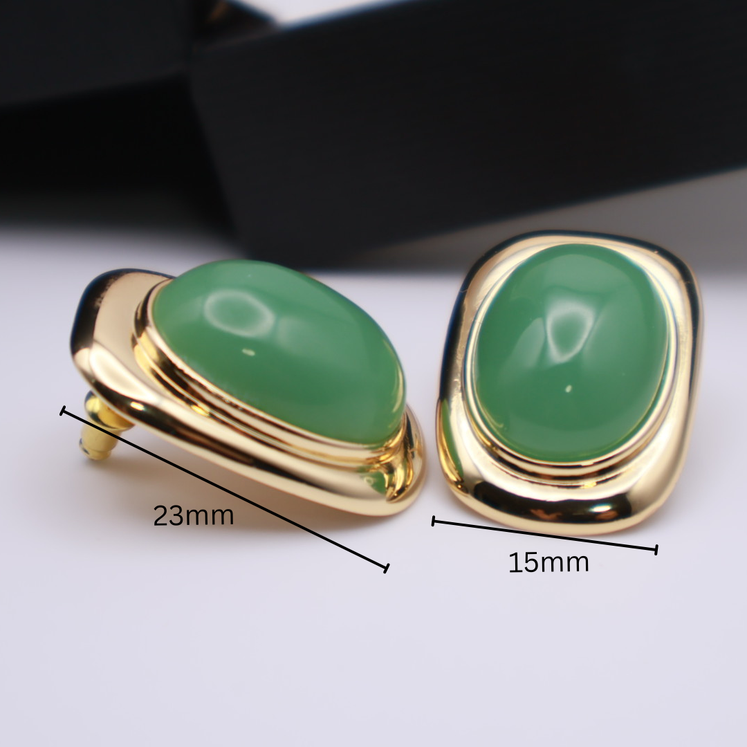 Green Opal Stud