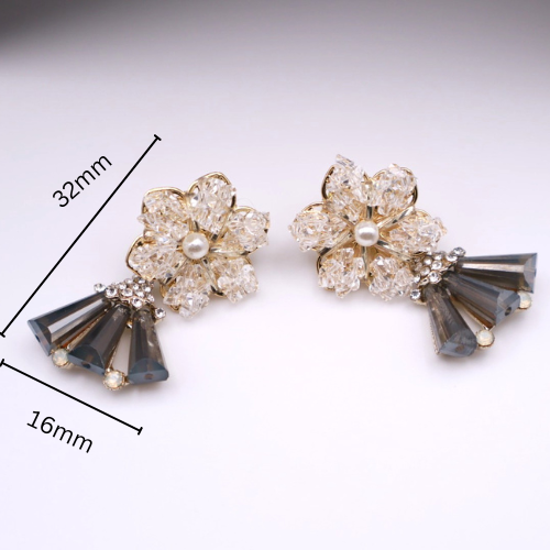 Gem Flower Stud