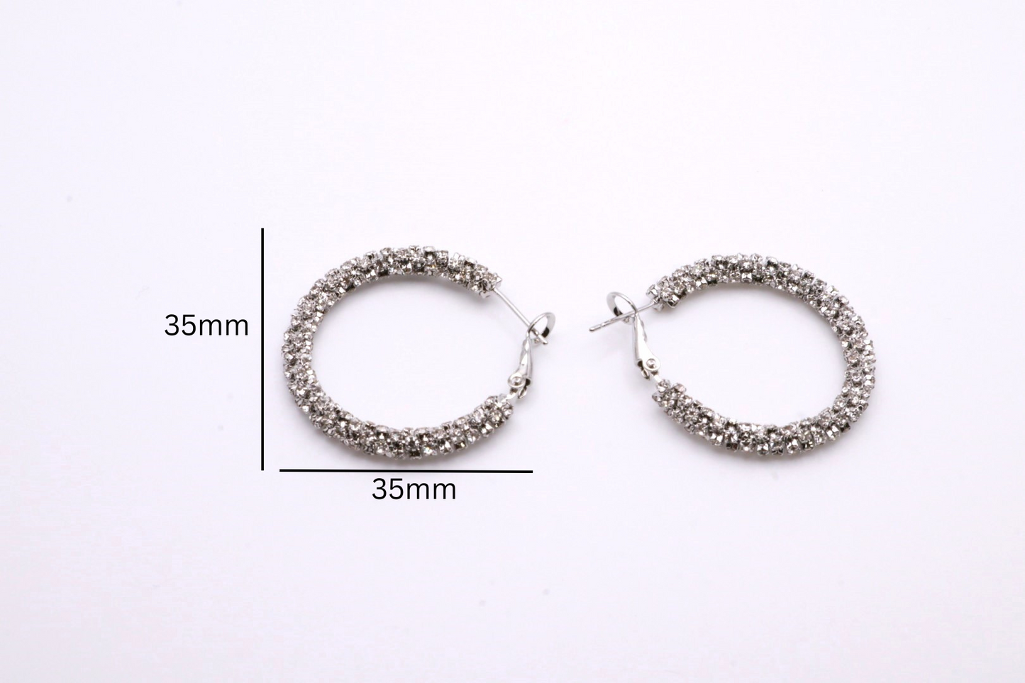 Crystal Hoops